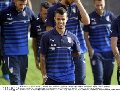 Aktuell Fußball, Training Nationalteam Italien IPP20151008 Football - soccer: international match Länderspiel training session of Italy (ITA), Sebastian Giovinco (Hinweis: Verwendung nur in Deutschland - only Germany) xHOCHxZWEIx xItalyxPhotoxPressx 