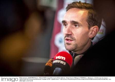 Sven Kums of Belgium FOOTBALL : Belgique - Conference de presse - UEFA EURO EM Europameisterschaft Fussball 2016 - Qualification - 08 10 2015 PhotoNews Panoramic 
