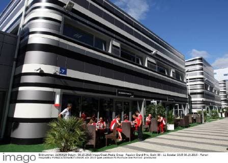 Russian Grand Prix, Sochi 08 - 11 October 2015 08.10.2015 - Ferrari Hospitality 