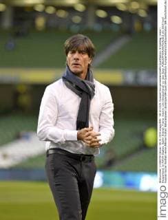 08.10.2015, Fussball Europameisterschafts-Qualifikation, 9.Spieltag, Irland - Deutschland, im AVIVA-Stadion, Dublin (Irland). Trainer Joachim Löw (Deutschland) vor dem Spiel. 