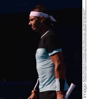 (151009) -- BEIJING, Oct. 9, 2015 -- Spain s Rafael Nadal reacts during the men s singles quarterfinal of the China Open tennis tournament against Jack Sock of the United States in Beijing, China, Oct. 9, 2015. Nadal won 2-1 and advanced to the semifinal. ) (SP)CHINA-BEIJING-TENNIS-CHINA OPEN-MEN S SINGLES-QUARTERFINAL LixWen 
