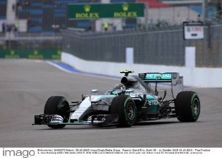 Russian Grand Prix, Sochi 08 - 11 October 2015 09.10.2015 - Free Practice 1, Nico Rosberg (GER) Mercedes AMG F1 W06 