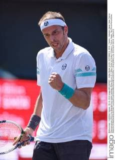 Gilles Muller (LUX), OCTOBER 9, 2015 - Tennis : Rakuten Japan Open Tennis Championships 2015, the Quarterfinal match between Gilles Simon 0-2 Gilles Muller at Ariake Coliseum, Tokyo, Japan. NoxThirdxPartyxSales  (dlra010945)