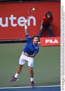 Stan Wawrinka (SUI), OCTOBER 9, 2015 - Tennis : Rakuten Japan Open Tennis Championships 2015, the Quarterfinal match between Stan Wawrinka 2-0 Austin Krajicek at Ariake Coliseum, Tokyo, Japan. NoxThirdxPartyxSales  (dlra010963)