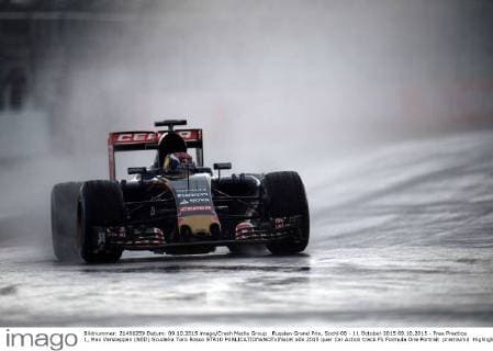 Russian Grand Prix, Sochi 08 - 11 October 2015 09.10.2015 - Free Practice 1, Max Verstappen (NED) Scuderia Toro Rosso STR10 