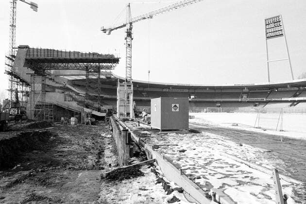 Baustelle Bremer Weserstadion, Heimspielstätte des SV Werder Bremen
