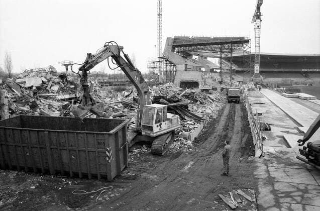 Baustelle Bremer Weserstadion, Heimspielstätte des SV Werder Bremen