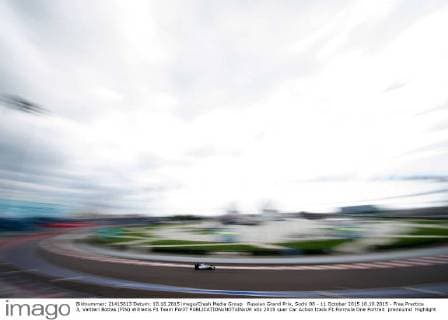 Russian Grand Prix, Sochi 08 - 11 October 2015 10.10.2015 - Free Practice 3, Valtteri Bottas (FIN) Williams F1 Team FW37 
