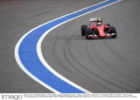 Russian Grand Prix, Sochi 08 - 11 October 2015 10.10.2015 - Free Practice 3, Kimi Raikkonen (FIN) Scuderia Ferrari SF15-T 