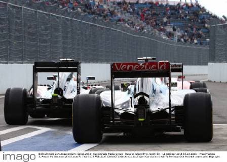 Russian Grand Prix, Sochi 08 - 11 October 2015 10.10.2015 - Free Practice 3, Pastor Maldonado (VEN) Lotus F1 Team E23 