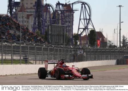 Motorsports: FIA Formula One World Championship WM Weltmeisterschaft 2015, Grand Prix of Russia, 5 Sebastian Vettel (GER, Scuderia Ferrari), xHOCHxZWEIx
