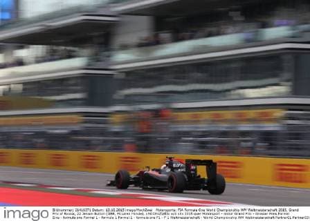 Motorsports: FIA Formula One World Championship WM Weltmeisterschaft 2015, Grand Prix of Russia, 22 Jenson Button (GBR, McLaren Honda), xHOCHxZWEIx