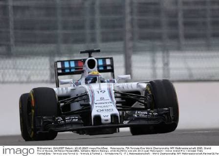 Motorsports: FIA Formula One World Championship WM Weltmeisterschaft 2015, Grand Prix of Russia, 19 Felipe Massa (BRA, Williams Martini Racing), xHOCHxZWEIx