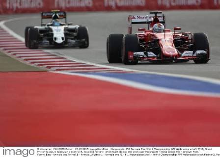 Motorsports: FIA Formula One World Championship WM Weltmeisterschaft 2015, Grand Prix of Russia, 5 Sebastian Vettel (GER, Scuderia Ferrari), xHOCHxZWEIx
