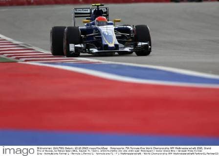 Motorsports: FIA Formula One World Championship WM Weltmeisterschaft 2015, Grand Prix of Russia, 12 Felipe Nasr (BRA, Sauber F1 Team), xHOCHxZWEIx