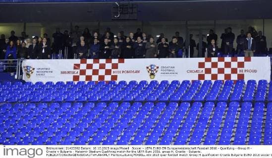 Soccer - UEFA EURO EM Europameisterschaft Fussball 2016 - Qualifying - Group H - Croatia v Bulgaria - Maksimir Stadium Qualifying match for the UEFA Euro 2016, group H, Croatia - Bulgaria.  MarkoxLukunic PIXSELL