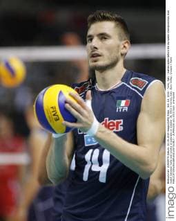 Oct. 10, 2015 - Turin, Italy - matteo piano before the european championships man match between italia and croatia at palavela on october 10, 2015 in torino, italy. Euro Volley: Croazia v Italia  - ZUMAn230