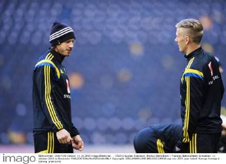 , 151011 Gustav Svensson, Pontus Wernbloom - Training Nationalteam Schweden, 11 oktober 2015 in Stockholm  Copyright: JOELxMARKLUND BB151011JM026