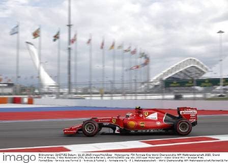 Motorsports: FIA Formula One World Championship WM Weltmeisterschaft 2015, Grand Prix of Russia, 7 Kimi Raikkonen (FIN, Scuderia Ferrari), xHOCHxZWEIx