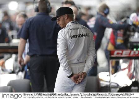 Motorsports: FIA Formula One World Championship WM Weltmeisterschaft 2015, Grand Prix of Russia, 44 Lewis Hamilton (GBR, Mercedes AMG Petronas Formula One Team), xHOCHxZWEIx