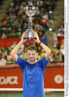Stan Wawrinka (SUI), OCTOBER 11, 2015 - Tennis : Rakuten Japan Open Tennis Championships 2015 Men s Singles Award Ceremony at Ariake Coliseum, Tokyo, Japan. NOxTHIRDxPARTYxSALES.  (mrva115001)