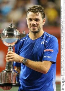 Stan Wawrinka (SUI), OCTOBER 11, 2015 - Tennis : Rakuten Japan Open Tennis Championships 2015 Men s Singles Award Ceremony at Ariake Coliseum, Tokyo, Japan. NOxTHIRDxPARTYxSALES.  (mrva115013)