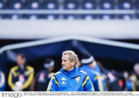 , 151011 Förbundskapten Erik Hamren - Training Nationalteam Schweden, 11 oktober 2015 in Stockholm  Copyright: JOELxMARKLUND BB151011JM027