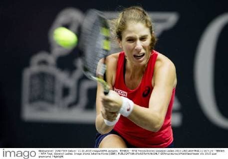 TENNIS - WTA Tennis Damen Generali Ladies 2015 LINZ,AUSTRIA,11.OCT.15 - TENNIS - WTA Tour, Generali Ladies. Image shows Johanna Konta (GBR). GEPAxpictures xMatthiasxHauer
