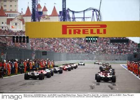 Russian Grand Prix, Sochi 08 - 11 October 2015 11.10.2015 - Race, The grid 