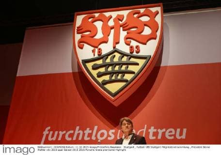 Stuttgart , Fußball VfB Stuttgart Mitgliederversammlung , Präsident Bernd Wahler
