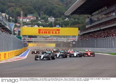 Russian Grand Prix, Sochi 08 - 11 October 2015 11.10.2015 - Race, Start of the race 