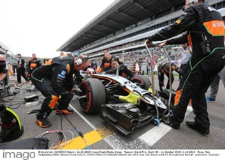 Russian Grand Prix, Sochi 08 - 11 October 2015 11.10.2015 - Race, Nico Hulkenberg (GER) Sahara Force India F1 VJM08 