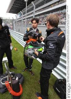 Russian Grand Prix, Sochi 08 - 11 October 2015 11.10.2015 - Race, Sergio Perez (MEX) Sahara Force India F1 VJM08 
