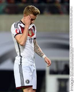 11.10.2015, xjhx, Fussball EM Quali 2016, Deutschland - Georgien, emspor, v.l. Marco Reus (Deutsche Fussball Nationalmannschaft DFB)