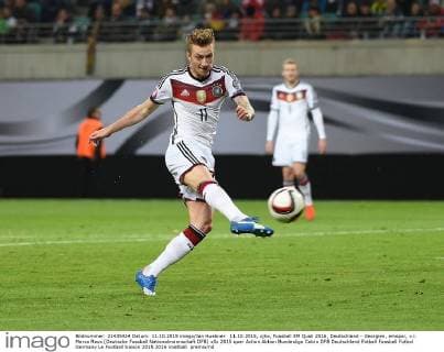 11.10.2015, xjhx, Fussball EM Quali 2016, Deutschland - Georgien, emspor, v.l. Marco Reus (Deutsche Fussball Nationalmannschaft DFB)