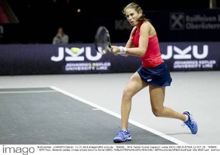 TENNIS - WTA Tennis Damen Generali Ladies 2015 LINZ,AUSTRIA,12.OCT.15 - TENNIS - WTA Tour, Generali Ladies. Image shows Johanna Konta (GBR). GEPAxpictures xMatthiasxHauer