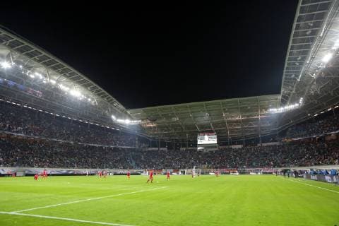 GER, Länderspiel, Deutschland 11.10.15, Leipzig, Red Bull Arena, GER, Länderspiel, EM Qualifikation, Nationalteams, Deutschland im Bild Red-Bull-Arena - ausverkauftes Stadion ausverkauft Übersicht