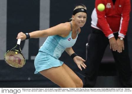 TENNIS - WTA Tennis Damen Generali Ladies 2015 LINZ,AUSTRIA,12.OCT.15 - TENNIS - WTA Tour, Generali Ladies. Image shows Kiki Bertens (NED). GEPAxpictures xMathiasxMandl