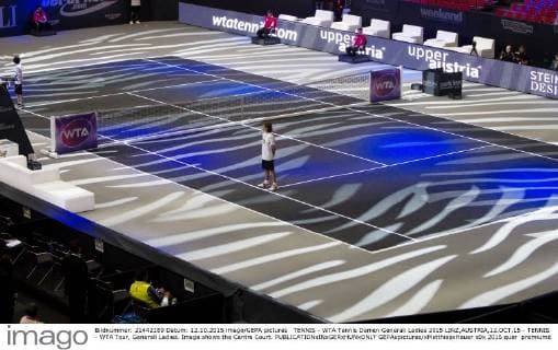 TENNIS - WTA Tennis Damen Generali Ladies 2015 LINZ,AUSTRIA,12.OCT.15 - TENNIS - WTA Tour, Generali Ladies. Image shows the Centre Court. GEPAxpictures xMatthiasxHauer