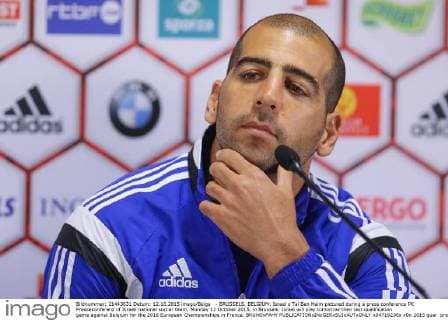 - BRUSSELS, BELGIUM: Israel s Tal Ben Haim pictured during a press conference PK Pressekonferenz of Israeli national soccer team, Monday 12 October 2015, in Brussels. Israel will play tomorrow their last qualification game against Belgium for the 2016 European Championships in France. BRUNOxFAHY  x04719236x