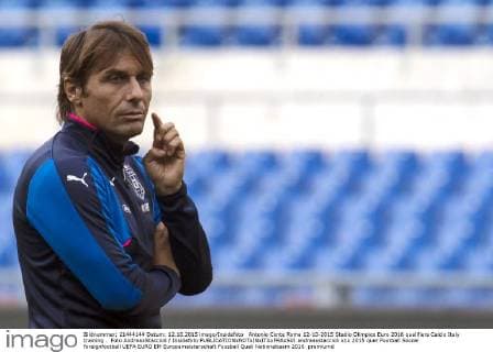 Antonio Conte Roma 12-10-2015 Stadio Olimpico Euro 2016 qualifiers Calcio Italy training . Foto AndreaxStaccioli Insidefoto andreaxstaccioli