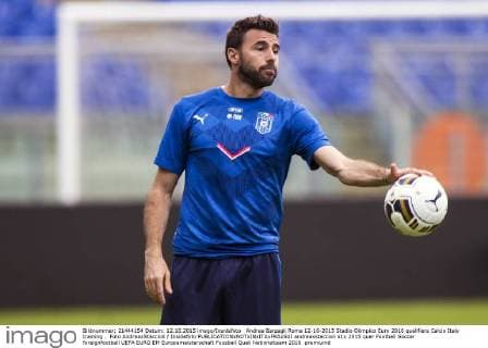 Andrea Barzagli Roma 12-10-2015 Stadio Olimpico Euro 2016 qualifiers Calcio Italy training . Foto AndreaxStaccioli Insidefoto andreaxstaccioli