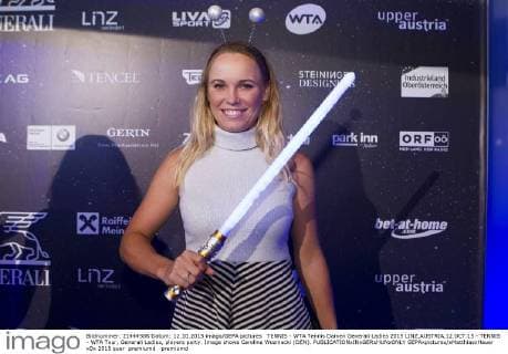 TENNIS - WTA Tennis Damen Generali Ladies 2015 LINZ,AUSTRIA,12.OCT.15 - TENNIS - WTA Tour, Generali Ladies, players party. Image shows Caroline Wozniacki (DEN). GEPAxpictures xMatthiasxHauer