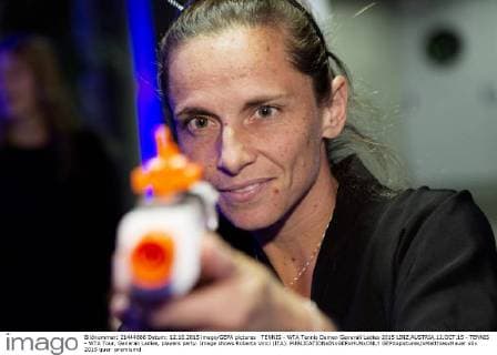TENNIS - WTA Tennis Damen Generali Ladies 2015 LINZ,AUSTRIA,12.OCT.15 - TENNIS - WTA Tour, Generali Ladies, players party. Image shows Roberta Vinci (ITA). GEPAxpictures xMatthiasxHauer