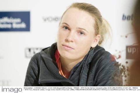 TENNIS - WTA Tennis Damen Generali Ladies 2015 LINZ,AUSTRIA,13.OCT.15 - TENNIS - WTA Tour, Generali Ladies. Image shows Caroline Wozniacki (DEN). GEPAxpictures xMatthiasxHauer