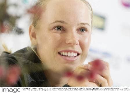 TENNIS - WTA Tennis Damen Generali Ladies 2015 LINZ,AUSTRIA,13.OCT.15 - TENNIS - WTA Tour, Generali Ladies. Image shows Caroline Wozniacki (DEN). GEPAxpictures xMatthiasxHauer
