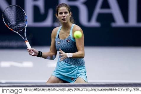 TENNIS - WTA Tennis Damen Generali Ladies 2015 LINZ,AUSTRIA,13.OCT.15 - TENNIS - WTA Tour, Generali Ladies. Image shows Julia Goerges (GER). GEPAxpictures xMatthiasxHauer