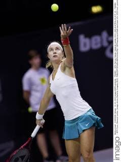 TENNIS - WTA Tennis Damen Generali Ladies 2015 LINZ,AUSTRIA,13.OCT.15 - TENNIS - WTA Tour, Generali Ladies. Image shows Stefanie Voegele (SUI). GEPAxpictures xMatthiasxHauer