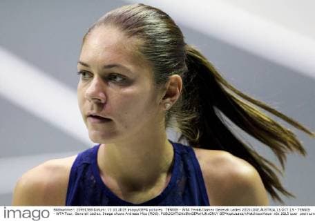 TENNIS - WTA Tennis Damen Generali Ladies 2015 LINZ,AUSTRIA,13.OCT.15 - TENNIS - WTA Tour, Generali Ladies. Image shows Andreea Mitu (ROU). GEPAxpictures xMatthiasxHauer
