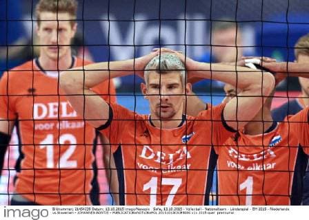 Sofia, 13.10.2015 - Volleyball - Nationalteam - Länderspiel - EM 2015 - Niederlande vs Slowenien - JOHANNES BONTJE -  20151013CSJP3080
